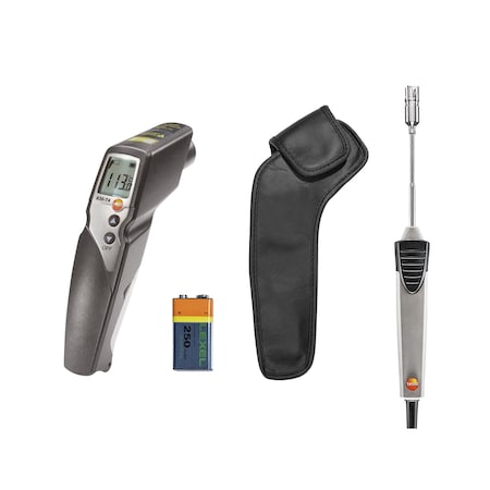 Testo 830-T4 KIT - Infrared Thermometer, 30:1 Optics - Includes Probe (Part Number 0563 8314)
